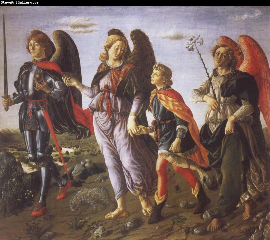 Francesco Botticini Tobias and the Three Archangels